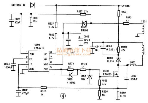 液晶電視易損集成電路解析 DMB8110D、F9222、PWM FA5502M、P FA5571N的設計與應用